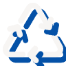 Icon of a recycling symbol