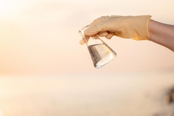 testing hard water